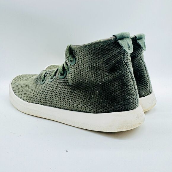 Allbirds Shoes Womens 10 Green Tree Toppers High Top Sneakers Comfort Casual - Picture 4 of 11